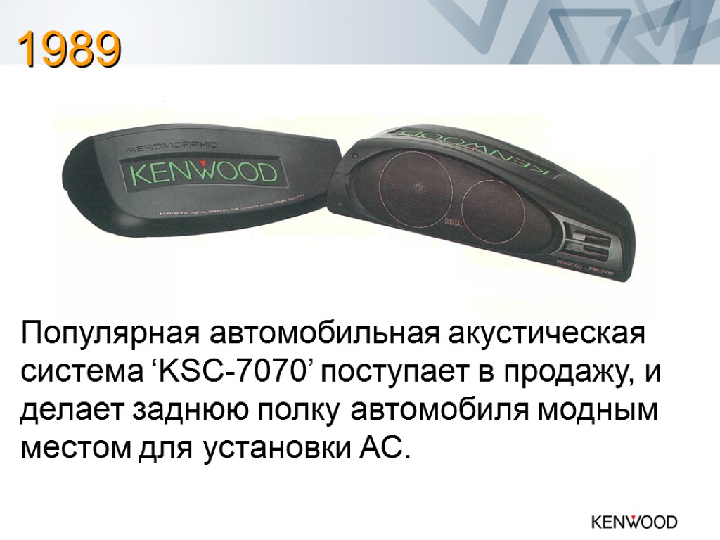 Популярная автомобильная акустическая система ‘KSC-7070’ поступает в продажу, и делает заднюю полку автомобиля модным